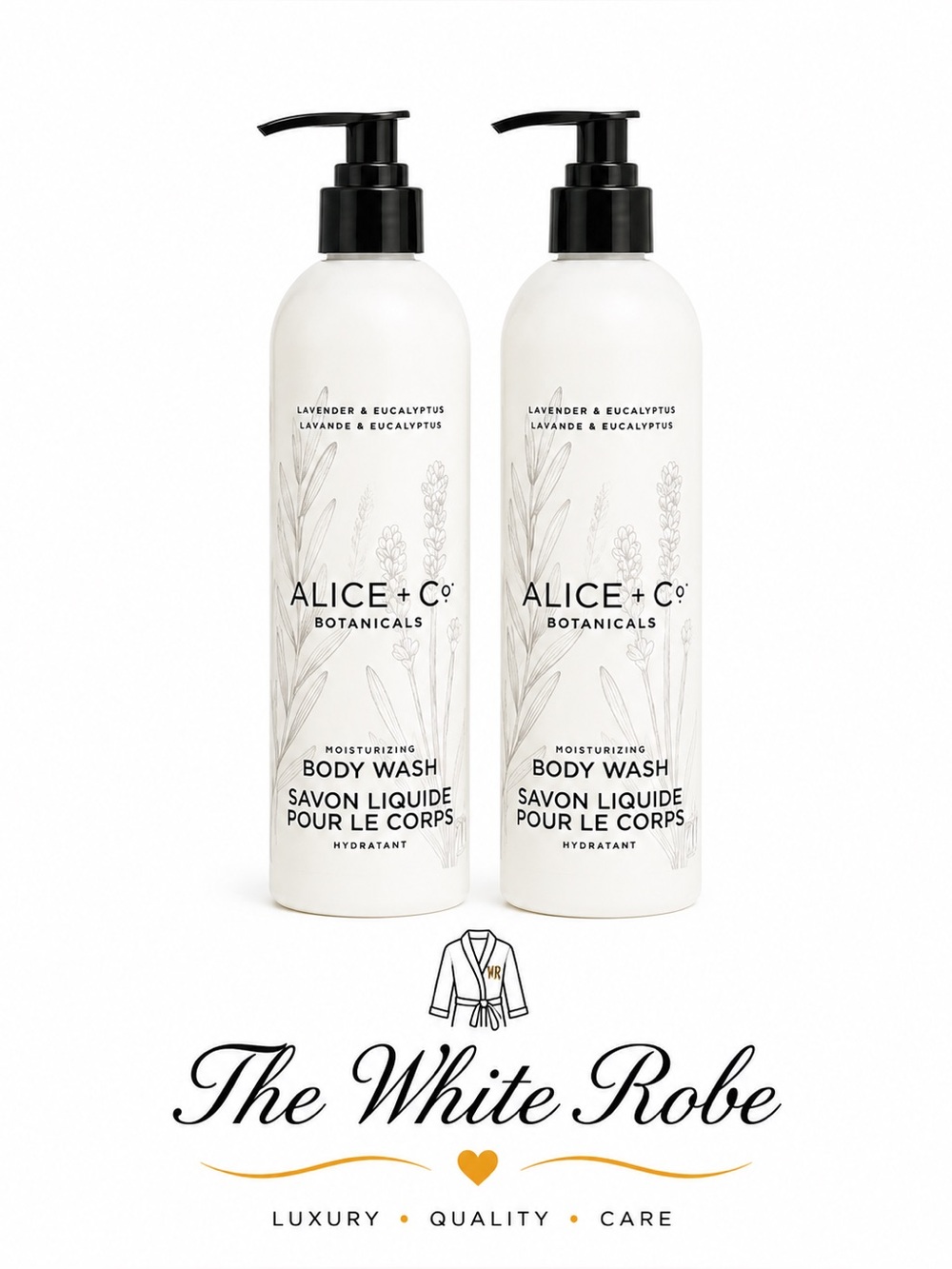 (2 PACK) BODY WASH ALICE+CO BOTANICALS 🪻LAVENDER🪻& EUCALYPTUS 354ml/12 fl.oz - Picture 1 of 6